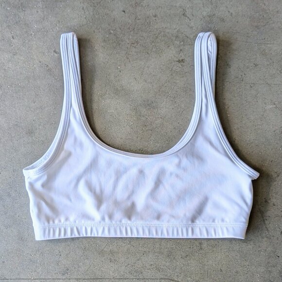 Aritzia Golden Butter Mini Bra Top White small - Picture 1 of 8